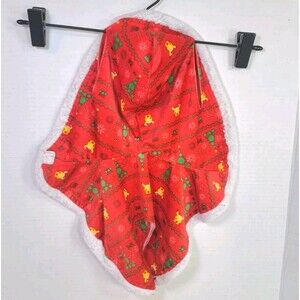 Build A Bear BAB Pokemon Christmas  Pikachu Cape Clothing Hoodie Clothes Shirt